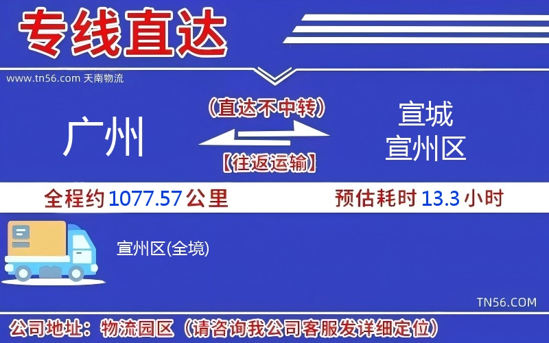 廣州到宣城宣州區(qū)物流公司