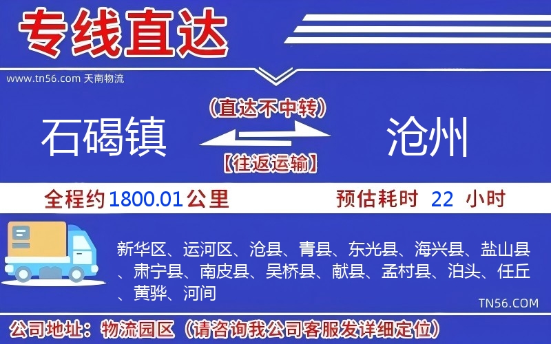 石碣鎮(zhèn)到滄州物流公司