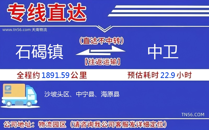 石碣鎮到中衛物流公司