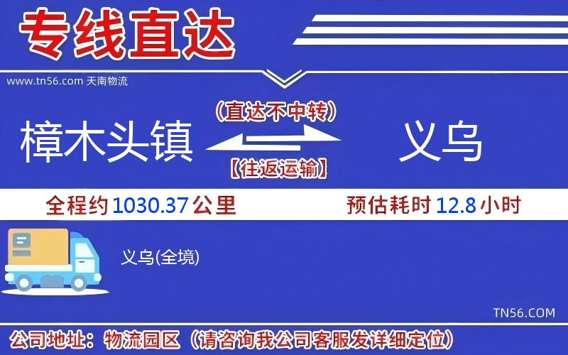 樟木頭鎮(zhèn)到義烏物流公司